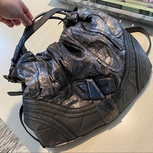 Marciano Silver Crossbody Bag